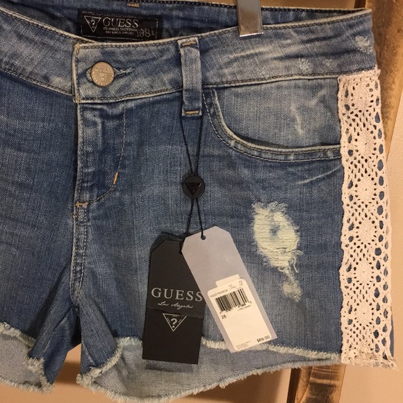 GUESS Jean Shorts - Picture 2 of 5